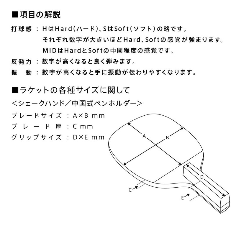 Victas 300022 Spin Ace Carbon Table Tennis Racket, Pen Holder,