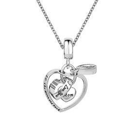 SBI Jewelry Mom Birthday Necklace for Women Mothers Day Pendant Anniversary Family Christmas