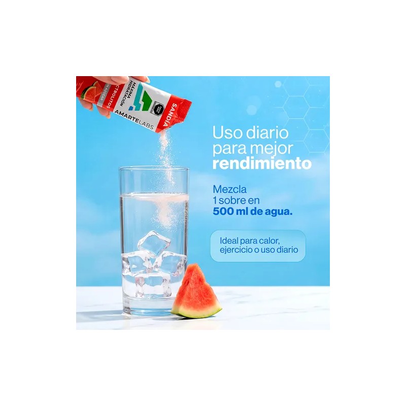 Amarte Labs Electrolitos En Polvo Sin Azúcar | 30 Sobres