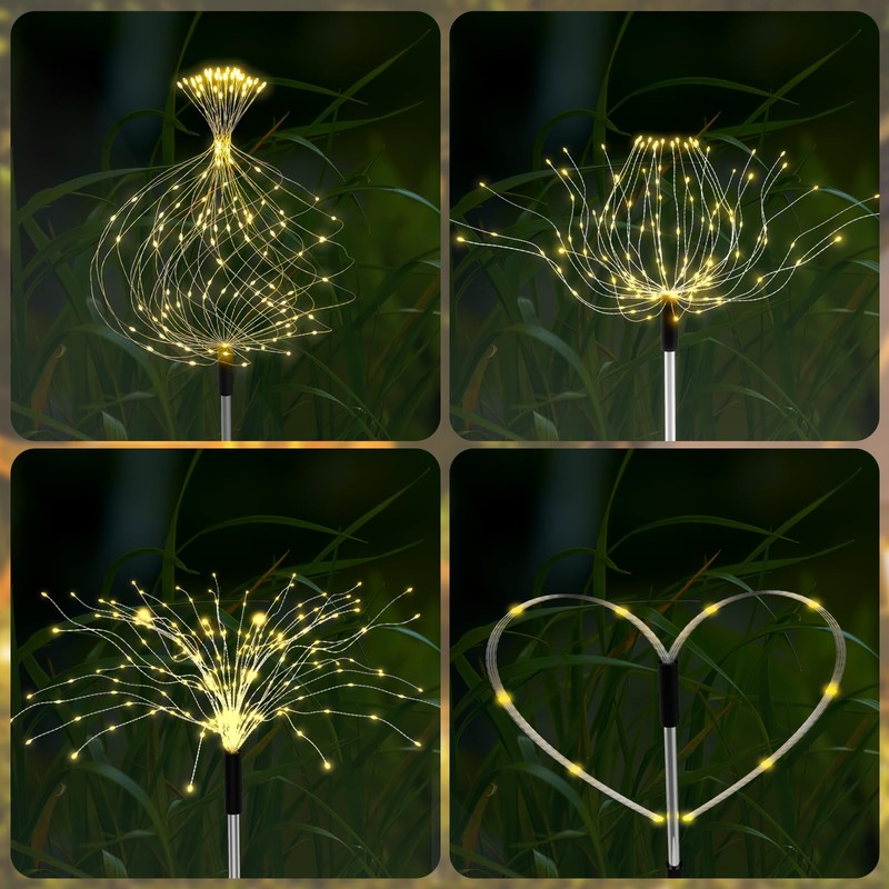 Soarling Solar Firework Light, Outdoor Solar Garden Decorative Lights, 4