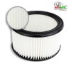 MisterVac Lamella Filter Replacement Filter Compatible with Wap Alto Nilfisk