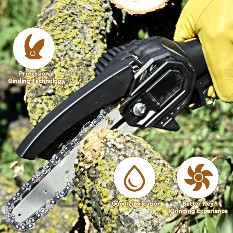 12 Pcs 6 Inch Mini Chainsaw Chain Replacement Chains for