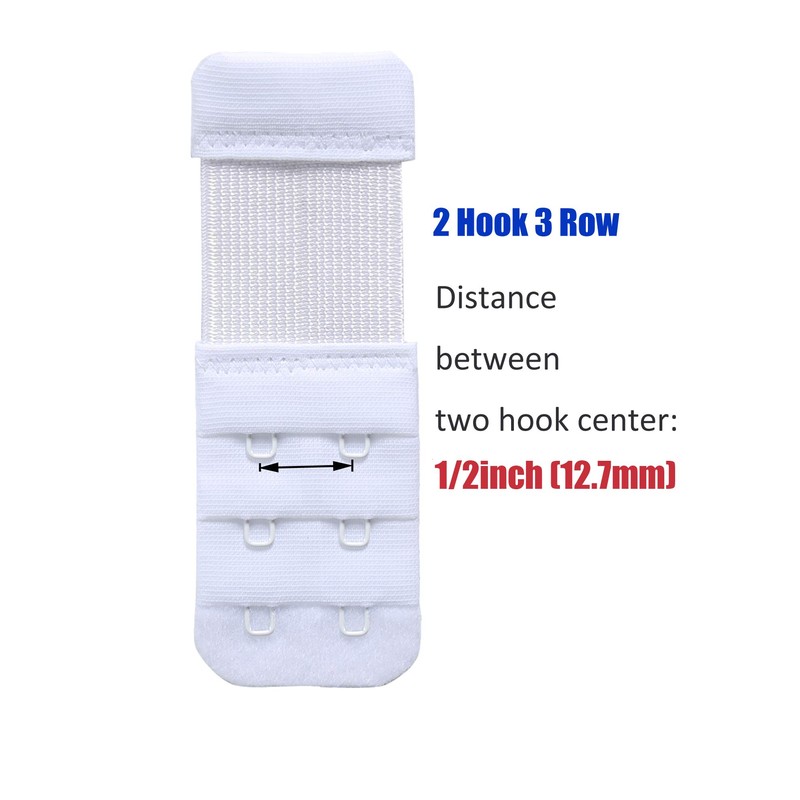 SAMGU Women's Bra Extenders 2 Hook Elastic Stretchy Bra Extension