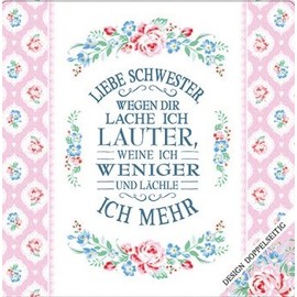 Cook Shop Tea Towel "Liebe Schwester Wegen Dir" [German Language] 200 g