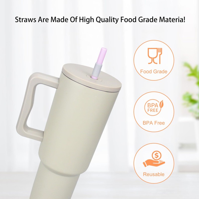 KLOWOAH Replacement Straw Compatible with Simple Modern 30oz Tumbler,with 1