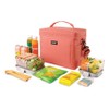 PackIt Freezable Newport Cooler, Papaya, Collapsible, Reusable, Built with EcoFreeze