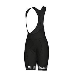 Alé Cycling Women's PR.R Strada Bib Shorts, Black/White, 3XL