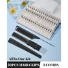 50Pcs Pin Curl Clips, IKOCO Hairdressing Double Prong Hair Clips