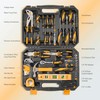 TOLSEN 89-Piece Tool Set Household Tool Kit, Hammer, Screwdrivers, Drill