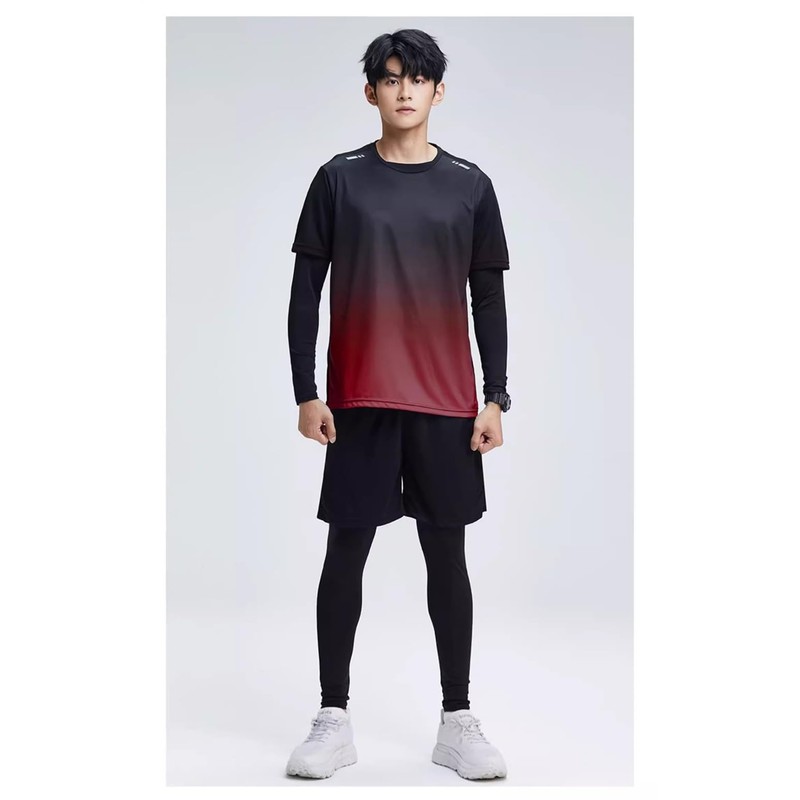 ZOEMAKE Men's and Women's Sportswear, 4-Piece Set, Running Wear, Tennis