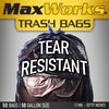 MaxWorks 51068 Heavy-Duty Trash Bags, 50 Gallon, 50-Pack, 1.5 Mil