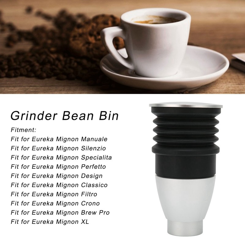 60g Grinder Blowing Bean Bin Aluminium Alloy Coffee Grinder Cleaning
