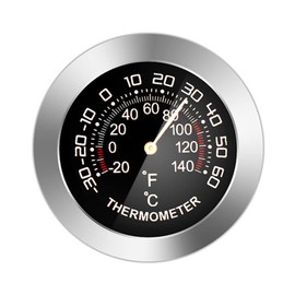 Car Temperature/Humidity Detector Meter Tester-Gauge Dial Type Mini Mechanical Metal Analog Thermometer/Hygrometer Car Temperature/humidity Detector Meter Tester-gauge Detection