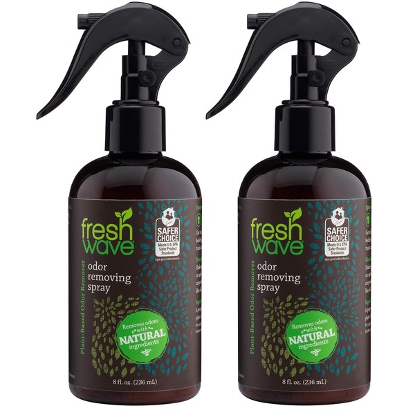 Fresh Wave Odor Eliminator Spray & Air Freshener, 8 fl. oz, Natural Ingredients (Pack of 2)