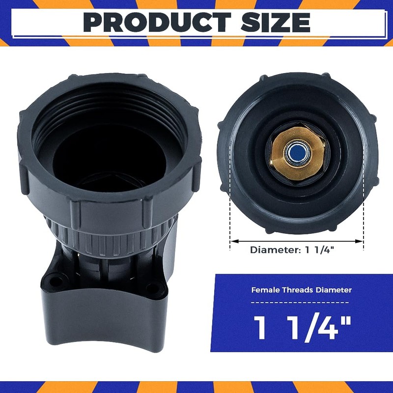 Yetaha Manifold Plastic Air Compressor Regulator Valve Knob, Compatible with