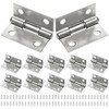 Piutouyar 12 Pack Butt Hinge 1 Inch Mini Hinges 304