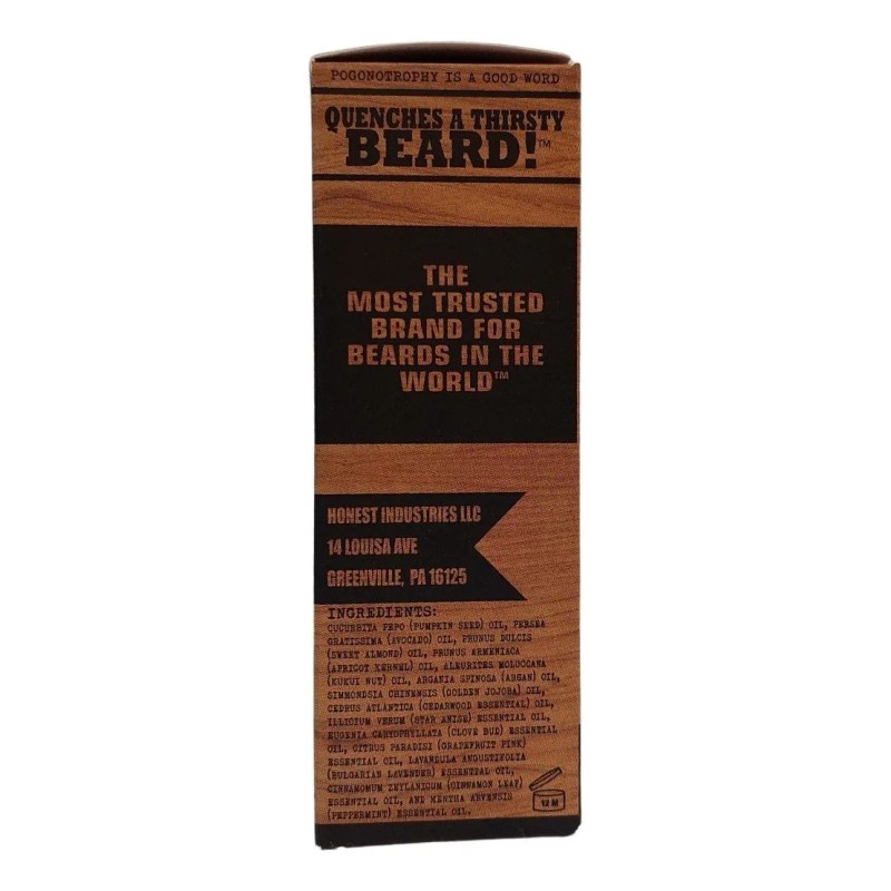 Aceite para barba Honest Amish de 60mL