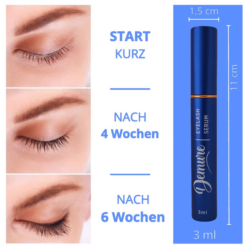 Demure Eyelash Serum, Eyebrow Serum, Lashes Eyelash Serum for Eyelash