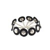 TMAX 10 pc Nylon Plastic Bristle 3/4 Inch Flat Wire