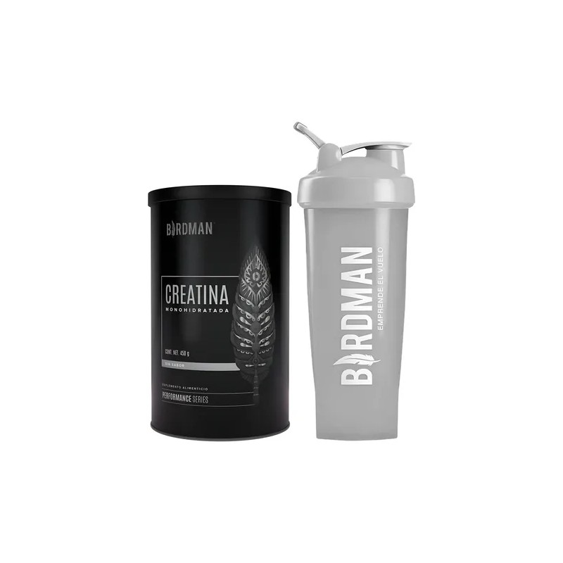 Birdman Creatina Monohidratada 90 Servicios Shaker 600ml