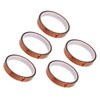 5Pcs High Temperature Tape Heat Resistance Insulating Heat Transfer Tape
