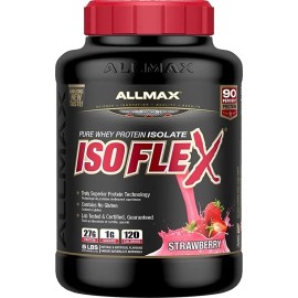 Proteina Allmax Isoflex 5 Libras 75 Porciones Sabor Fresa