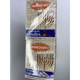 Manischewitz 2 Ct Manischewitz Chanukah Candles Colorful 2 Packs 88 Total - Hanukkah New