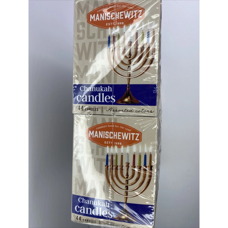 Manischewitz 2 Ct Manischewitz Chanukah Candles Colorful 2 Packs 88