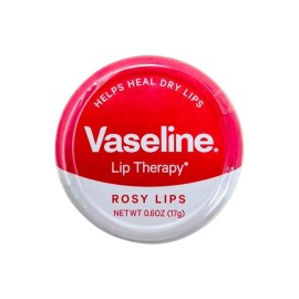 Paquete de 3 - Lata de bálsamo vaselina labial para terapia labial, labios rosados, 0,6 oz (17 g)