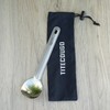 TITECOUGO Titanium Spoon, Camping Spoon Titanium Reusable Multitool Lightweight Camp