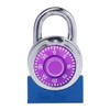 XanHen Combination Padlocks with Metal Body, Indoor Use for Gym