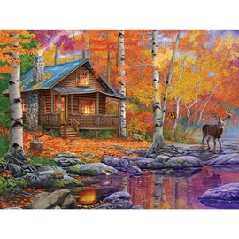 Bits and Pieces - 500 Piece Jigsaw Puzzle for Adults - 18" x 24" - Off The Grid - 500 pc Fall Autumn Jigsaw by Bigelow Illustrations