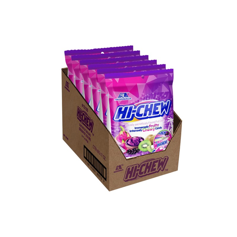 HI-CHEW Superfruit Mix, 3.17 Ounce, 6 Pieces, Gluten-Free, Made with