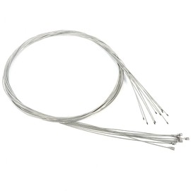 Bicycle Shift Cable, 10 Pieces Bicycle Shift Cables Road Bike Shift Cable Set, 2M Stainless Steel Brake Line, Front Derailleur Cable, Inner Shift Cable Set for Mountain Bike, Road Bike, MTB