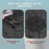 4 Piezas Tapete Baño Ultra Suave Antideslizante Absorbente