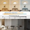 Anmaice 12in 24Watt Flush Mount led Ceiling Light fixtures.Remote Control