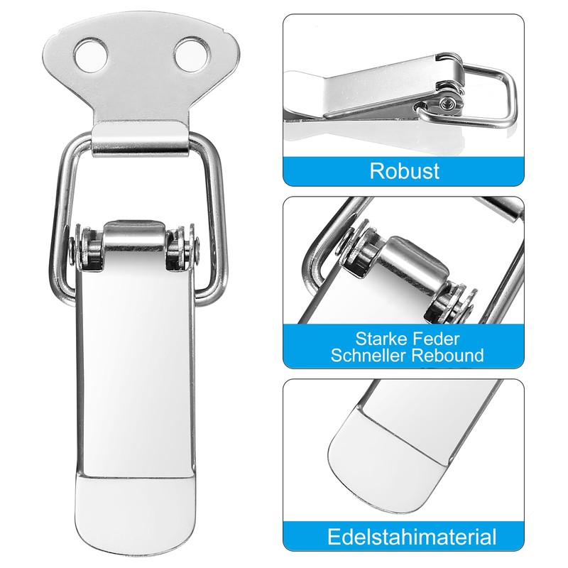 11 Pcs Spring Loaded Toggle Latches, Stainless Steel Toggle Latches