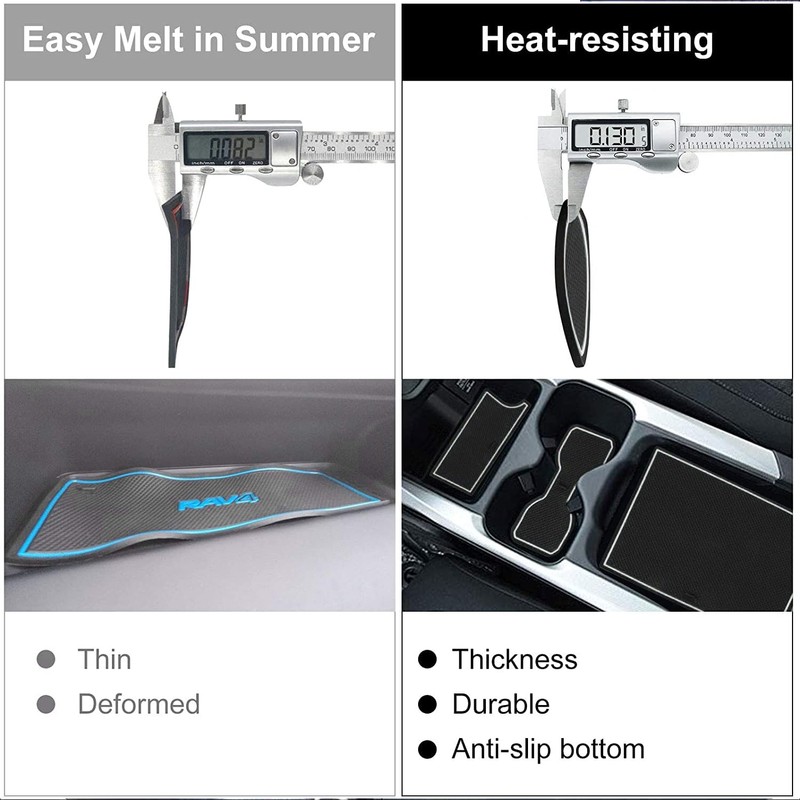 DREOOCAR Non-Slip Liner Compatible with Toyota Tacoma Accessories 2023 2022