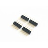 2pcs/pack black 4pin LED splitter cable Y splitter cable LED