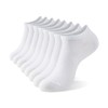 MONFOOT Men's/Women's 4 Pairs Thin Cotton Low Cut Ankle Socks,