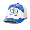Goorin Bros. Moto Collection Trucker Hat, Blue (Moto Goat), One