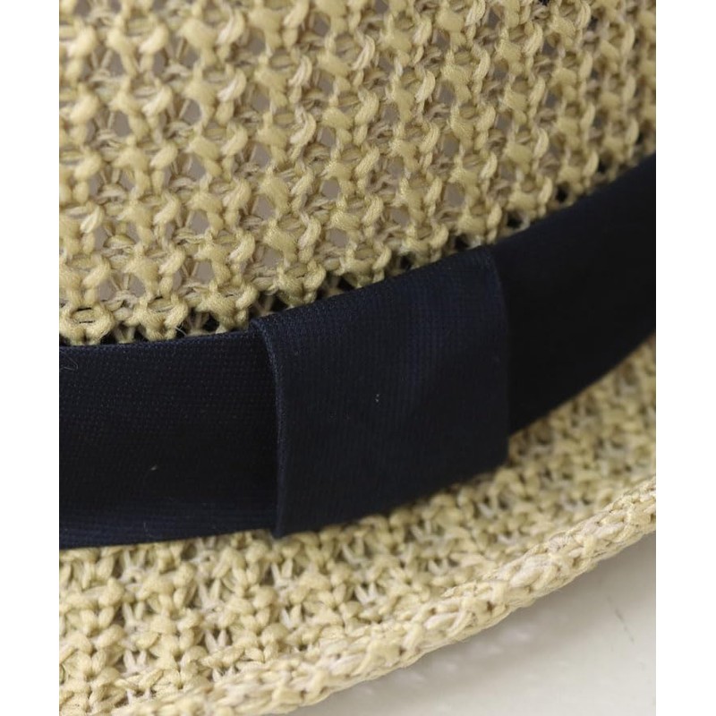 regnuu Straw Hat, Mugi Straw Hat, Men's, Aze Knitting, Medium