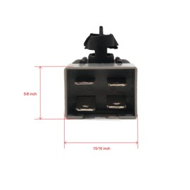 The ROP Shop | Plunger Interlock Switch, 4 Terminal for John Deere GY20094, GY2004 Mower Clutch