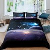 Loussiesd Children's Bed Linen Galaxy Stars 135 x 200 cm