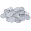 ITROLLE 20PCS 35mm Gray Screw Cap Cover Plastic Locking Hole
