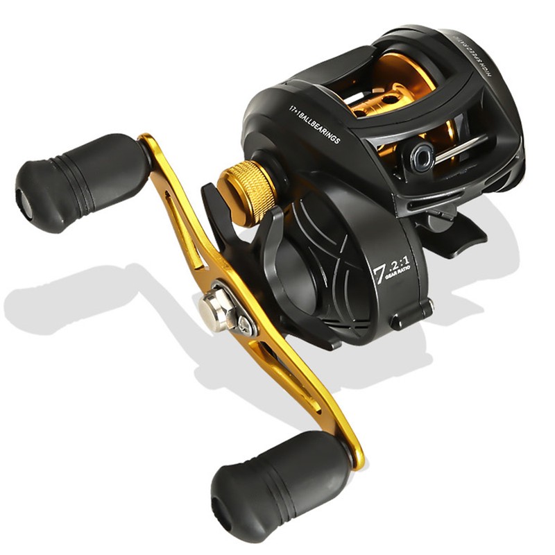 Ultra Smooth 17 + 1 BB Baitcasting Fishing Reel Baitcaster