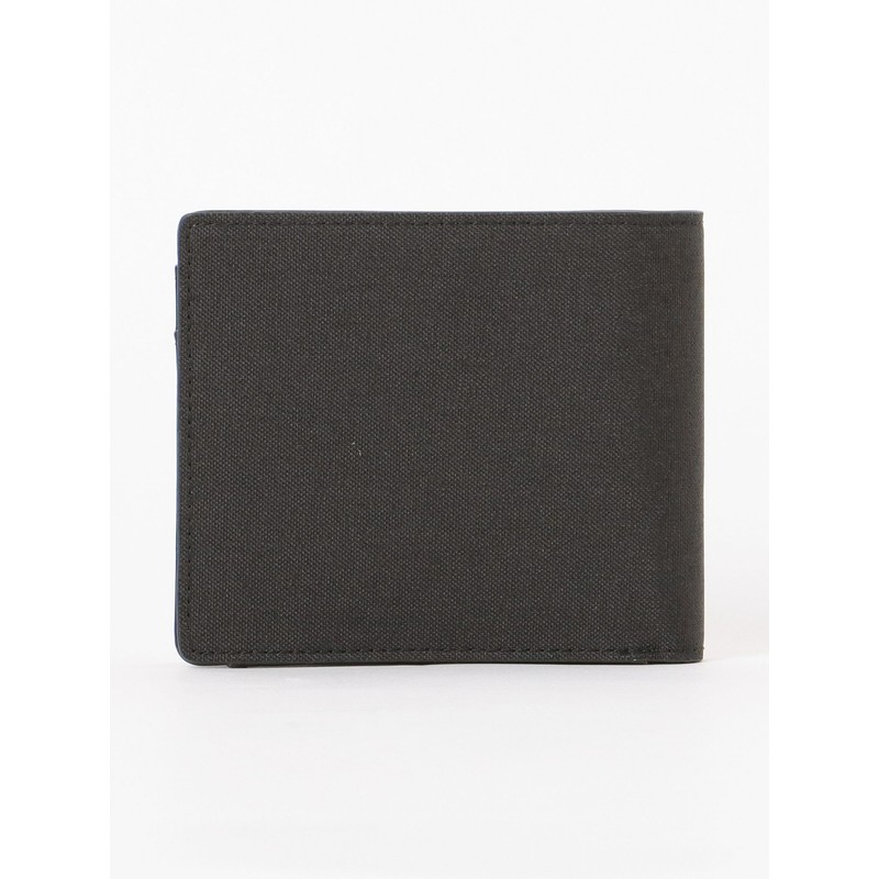 BEAMS HEART/Wallet/Pouch, Polyester, Heathered Material, Bifold Wallet, Men's, Black