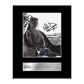 Natalie Dormer Signed Mounted Photo Display Margaery Tyrell - Game of Thrones #2