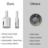 Glass Drill Bit Set, 3 pcs Diamond Drill Bits Hole
