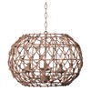 Kenroy Home 92072TN Torus Rustic Woven Pendant Light Fixture, Tan